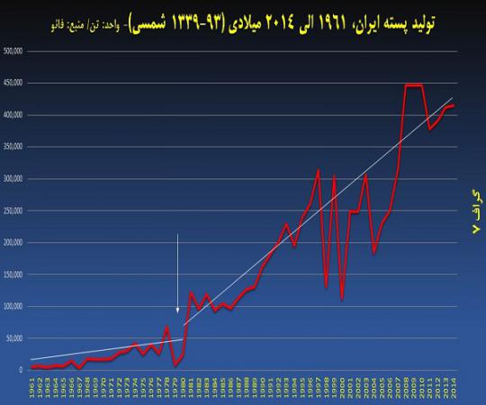 بزرگترین تولید کننده پسته در ایران 